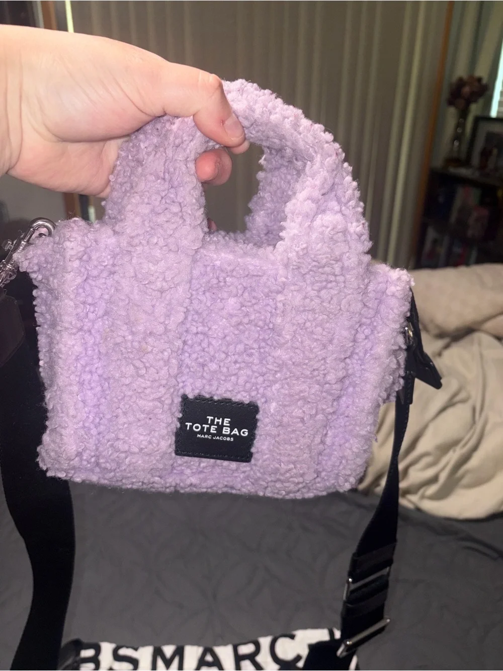 Marc Jacobs Lavender Mini Sherpa Tote